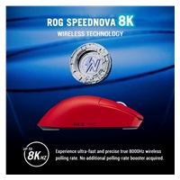 ASUS Herní myš ROG Harpe II Ace, Bezdrátová, červená