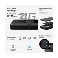 TP-Link M7352 přenosný WiFi4 router (4G LTE, 2,4GHz, 1xUSB-C, 1xnanoSIM, 1xmicroSD)