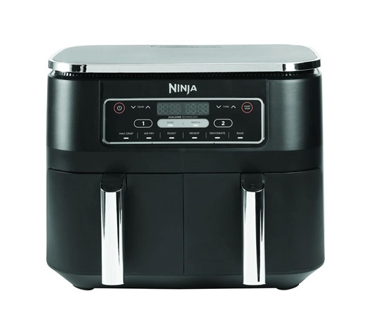 BAZAR - Ninja AF300EU Foodi MAX Dual Zone horkovzdušná fritéza 7,6L - Poškozený obal (Komplet)