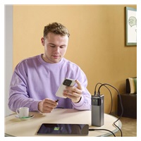 Hama High Power 65 W, powerbanka, 20000 mAh, 2x USB-C, 1x USB-A, PD, QC, displej