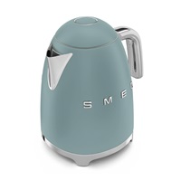 Smeg KLF03EGMEU, rychlovarná konvice, 1,7 l, (7 šálků), 2400 W, styl 50. let, smaragdově zelená