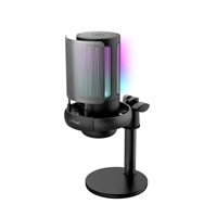 TRUST mikrofon GXT238 Auron, USB-C, RGB, černá