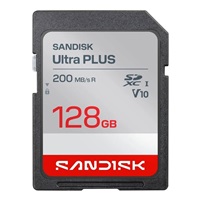 Sandisk Ultra PLUS SDXC karta 128GB UHS-I, V10, U1, C10, (200MB/s)