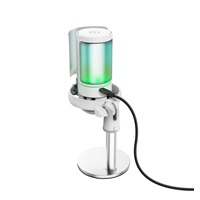 TRUST mikrofon GXT238 Auron, USB-C, RGB, bílá