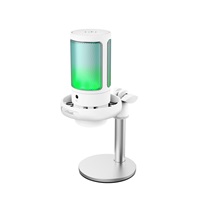 TRUST mikrofon GXT238 Auron, USB-C, RGB, bílá