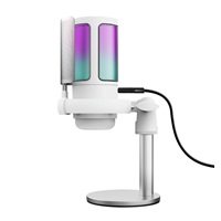 TRUST mikrofon GXT238 Auron, USB-C, RGB, bílá