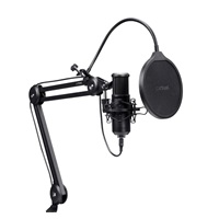 TRUST mikrofon GXT270 Emita II s nastavitelným ramenem, USB-C, černá