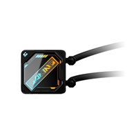 BAZAR - GIGABYTE Vodní chladič GAMING 360, 3x120mm, ARGB, LGA1851, AM5, černá - Poškozený obal (Komplet)