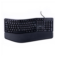 Hama ergonomická klávesnice EKC-400, odnímatelná podložka pod zápěstí