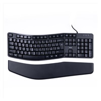 Hama ergonomická klávesnice EKC-400, odnímatelná podložka pod zápěstí