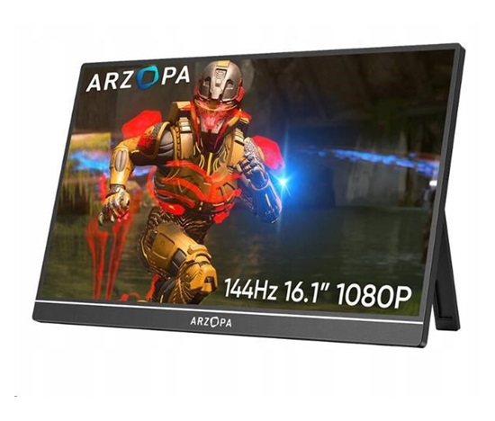 Arzopa Z1FC Portable Monitor 16.1" 144hz IPS Full HD 1080p Metal Housing Přenosný monitor + pouzdro