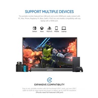 Arzopa Z1FC Portable Monitor 16.1" 144hz IPS Full HD 1080p Metal Housing Přenosný monitor + pouzdro