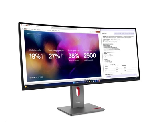 LENOVO LCD ThinkVision P40WD-40 - 39.7",IPS,mat,21:9,5120x2160,178/178,4/6ms,400cd/m2,2000:1,HDMI,DP,Thb,VESA,3Y