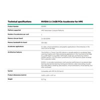 NVIDIA L4 24GB PCIe Accelerator for HPE S0K89CR RENEW