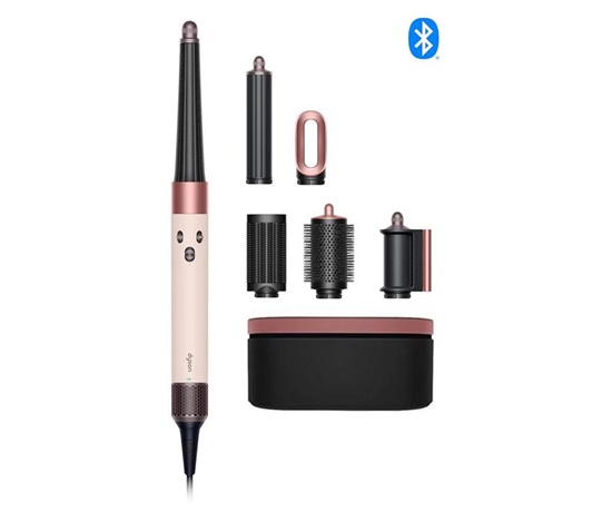 Dyson HS08 Airwrap i.d. multistyler a vysoušeč vlasů, Ceramic Pink/Rose Gold, Bluetooth, difuzér, kudrnaté vlasy