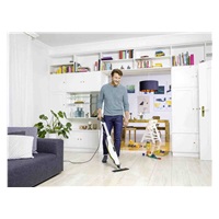 Karcher SC 3 Upright parní mop, 1600 W, eliminuje až 99,999 % virů a 99,99 % běžných domácích bakterií, bílá, posk obal