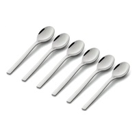 WMF Sada lžiček na kávu Nuova, 6 ks, nerezová ocel