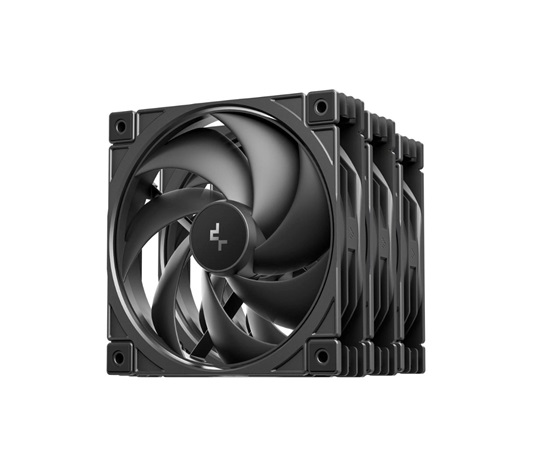 DEEPCOOL Ventilátor FD12 V2 3v1, 3x120mm, černá
