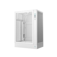 DEEPCOOL Case CH170 PLUS WH, ATX, Průhledná bočnice, bílá