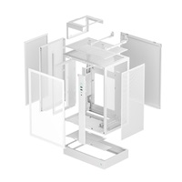 DEEPCOOL Case CH170 PLUS WH, ATX, Průhledná bočnice, bílá