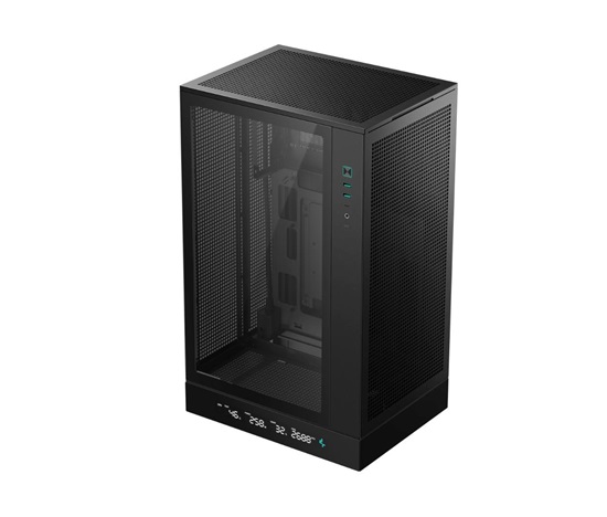 DEEPCOOL Case CH270 PLUS, mATX, Průhledná bočnice, černá