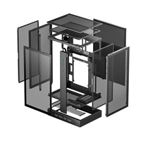 DEEPCOOL Case CH270 PLUS, mATX, Průhledná bočnice, černá