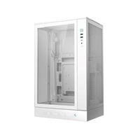 DEEPCOOL Case CH270 PLUS, mATX, Průhledná bočnice, bílá