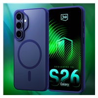 3mk ochranný kryt Smoke MagCase Blue pro Samsung Galaxy S26+