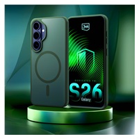 3mk ochranný kryt Smoke MagCase Green pro Samsung Galaxy S26