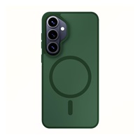 3mk ochranný kryt Smoke MagCase Green pro Samsung Galaxy S26