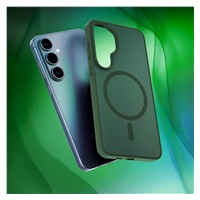 3mk ochranný kryt Smoke MagCase Green pro Samsung Galaxy S26