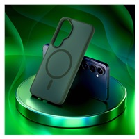 3mk ochranný kryt Smoke MagCase Green pro Samsung Galaxy S26