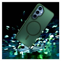 3mk ochranný kryt Smoke MagCase Green pro Samsung Galaxy S26