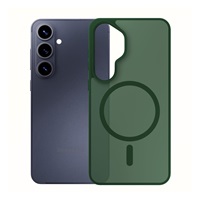 3mk ochranný kryt Smoke MagCase Green pro Samsung Galaxy S26