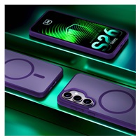 3mk ochranný kryt Smoke MagCase Purple pro Samsung Galaxy S26