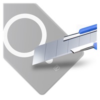 3mk ochranný kryt Smoke MagCase White pro Samsung Galaxy S25 Ultra