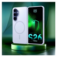 3mk ochranný kryt Smoke MagCase White pro Samsung Galaxy S26+