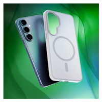 3mk ochranný kryt Smoke MagCase White pro Samsung Galaxy S26+