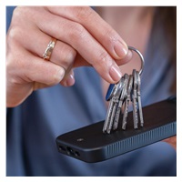 3mk ochranný kryt Smoke MagCase White pro Samsung Galaxy S25