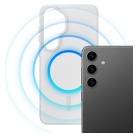 3mk ochranný kryt Smoke MagCase White pro Samsung Galaxy S25