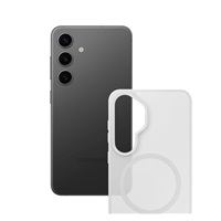 3mk ochranný kryt Smoke MagCase White pro Samsung Galaxy S25