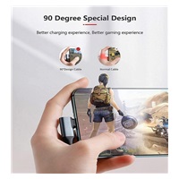 BAZAR - PremiumCord USB-C 2x zahnutý kabel (USB 3.2 GEN 2x2, 5A,100W, 20Gbit/s)bavlněný oplet, délka:0,5m Náhradní obal