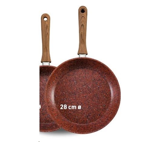 BAZAR - Livington Copper & Stone Pan 28 cm - Poškozený obal (Komplet)