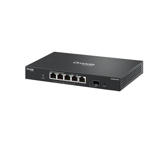 TP-Link OMADA switch ES206XPP-M2 (5x2,5GbE,1xSFP+,4xPoE++,120W, fanless)