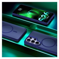 3mk ochranný kryt Smoke MagCase Blue pro Samsung Galaxy S26 Ultra