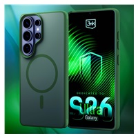 3mk ochranný kryt Smoke MagCase Green pro Samsung Galaxy S26 Ultra