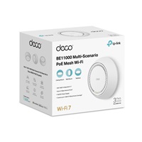 TP-Link Deco BE65-PoE(3-pack) WiFi7 Mesh (BE9300,2,4GHz/5GHz/6GHz,2x5GbELAN/WAN,1xPoE)