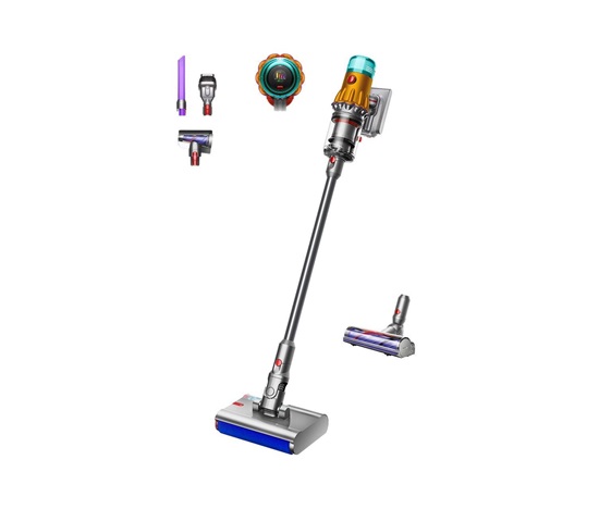 Dyson V12s Detect Slim Submarine akumulátorový vysavač, tyčový, mokré vytírání, LCD displej, HEPA filtrace