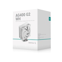DEEPCOOL CPU Chladič AG400 G2 WH, 1x120mm, LGA1851, AM5, bílá