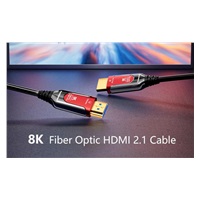 PREMIUMCORD Ultra High Speed HDMI 2.1 optický fiber kabel 8K@60Hz, zlacené 5m